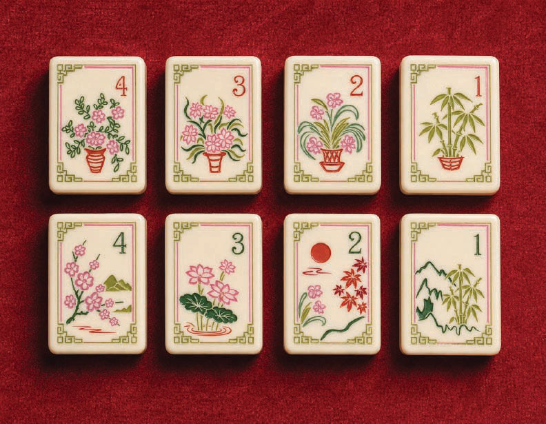 Luxury Gift Set - Pink Mother Pearl Luxury American Mahjong