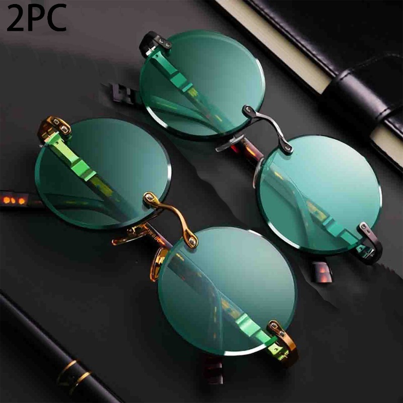 Designer Sunglasses - Fashion Classic Rimless Sunglasses Women Men