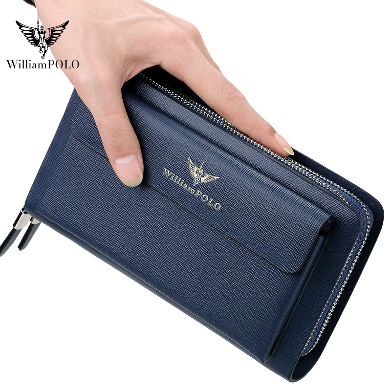 WILLIAMPOLO Luxury Men's Leath - огляд і ціна Leather Wallet Men