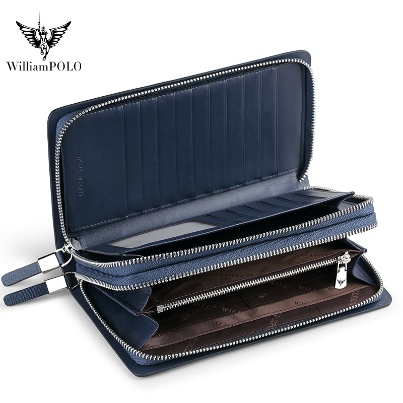 WILLIAMPOLO Luxury Men's Leath - огляд і ціна Leather Wallet Men
