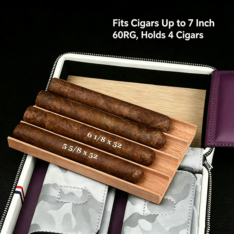 Leather Travel Cigar Case Hold - огляд і ціна Premium Cigar Case