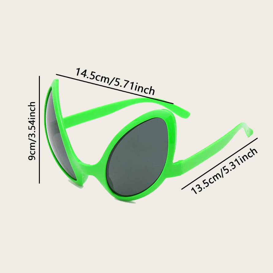 Green Alien Martian Quirky Sun - огляд і ціна Sunglasses Uv400