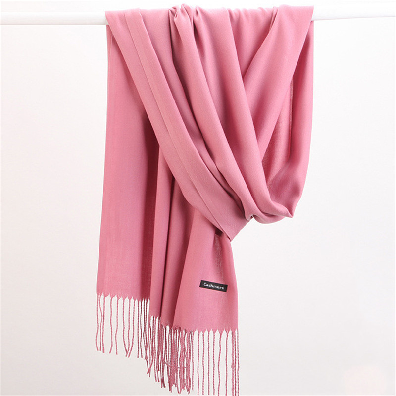 Fashion Solid Color 2023 Women - огляд і ціна Cashmere Scarf
