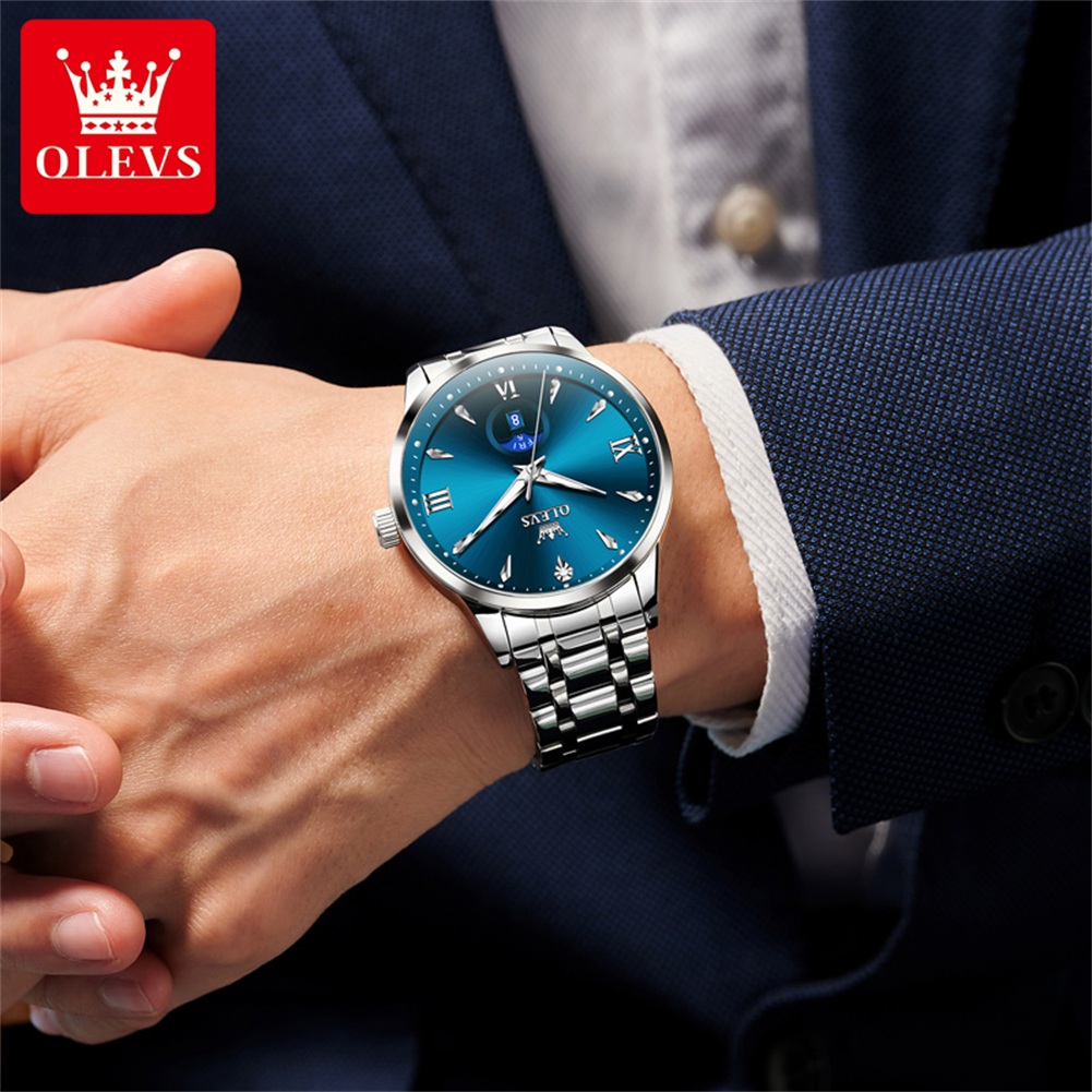 OLEVS Moon Phase men's watches - огляд і ціна Luxury Watch Men