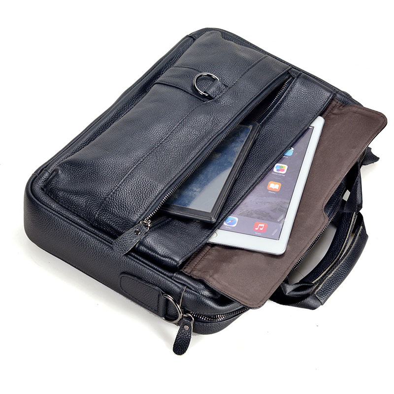 Large Men's Genuine Leather Ha - огляд і ціна Leather Briefcase