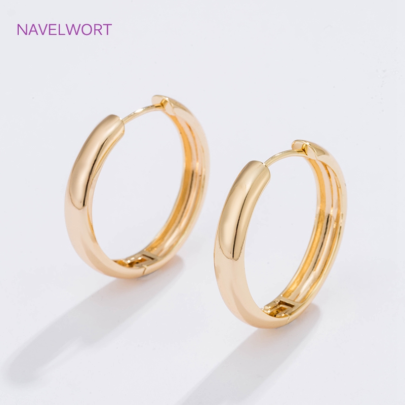 6 Sizes Gold Plated Circle Hoo - огляд і ціна Gold Plated Jewelry