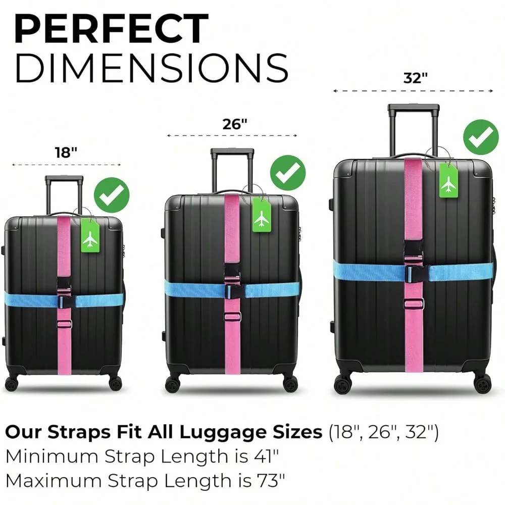 Luggage Strap Set with Luggage - огляд і ціна Travel Luggage Set