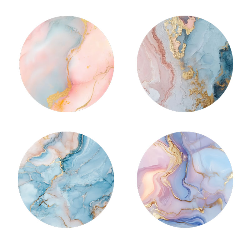 4 Pieces of Marble Pattern Pri - огляд і ціна Marble Coaster Set