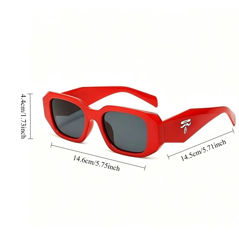 Vintage Square Unisex Men Wome - огляд і ціна Designer Sunglasses
