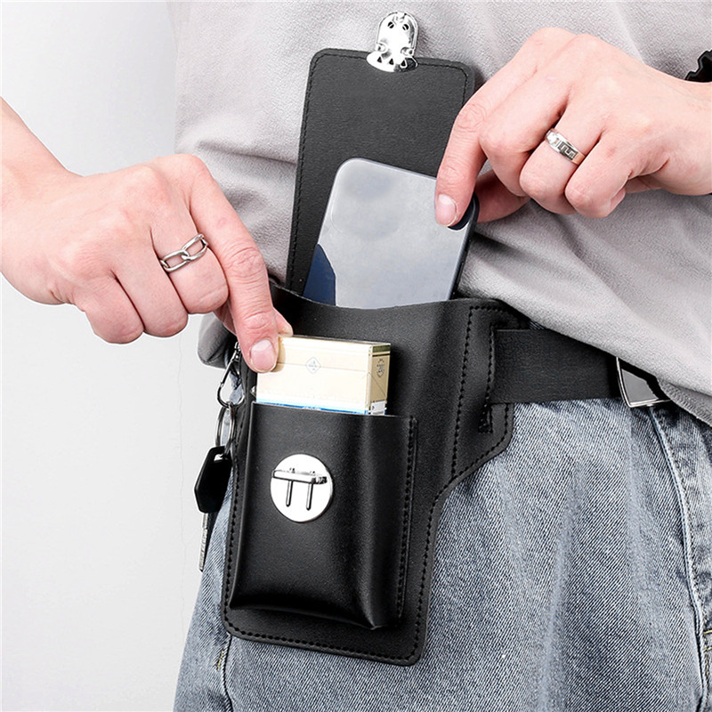 Phone Belt Bag For Men Bags Ce - огляд і ціна Leather Wallet Men