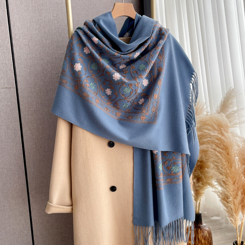 2025 New Embroidery Cashmere S - огляд і ціна Cashmere Scarf