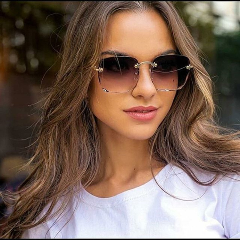 1/3PCS New Rimless Women's Sun - огляд і ціна Designer Sunglasses
