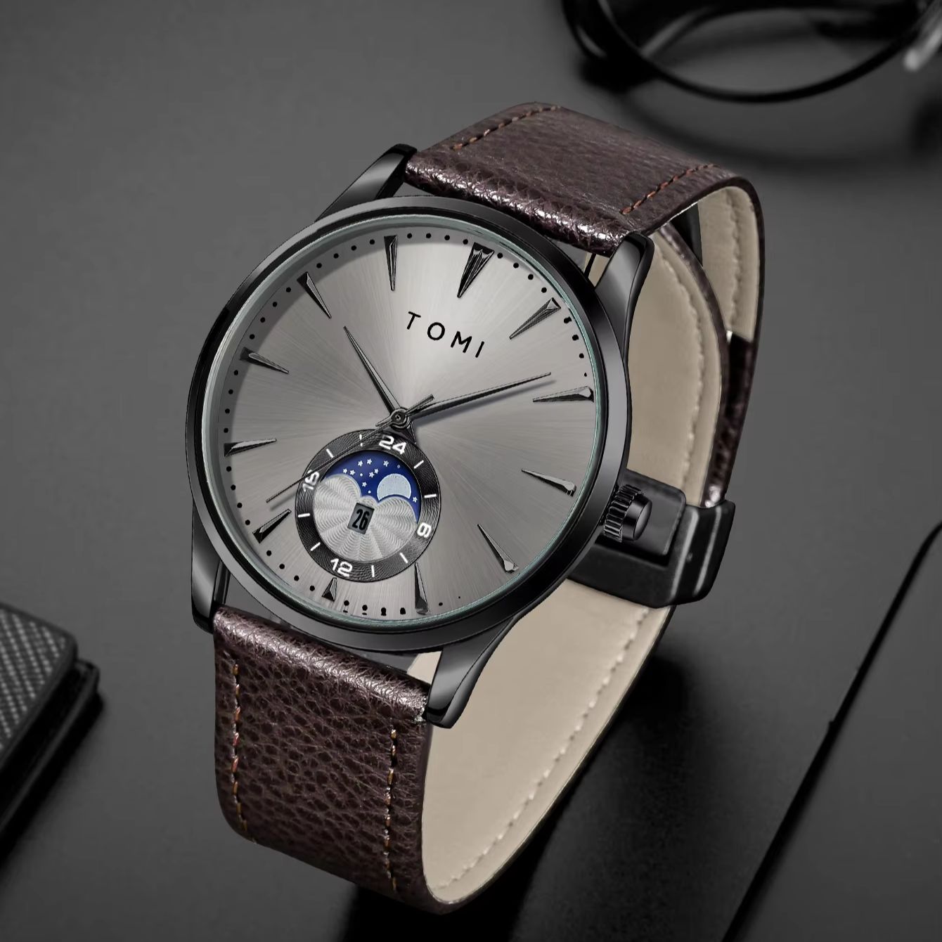 TOMI 2Pcs Men's Watch Gift Set - огляд і ціна Luxury Gift Set