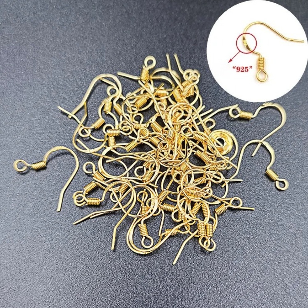 Gold Plated Earring Hooks 100P - огляд і ціна Gold Plated Jewelry