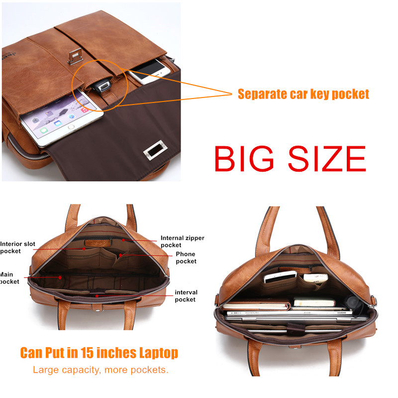 Jeep Buluo Men's Leather Brief - огляд і ціна Leather Briefcase