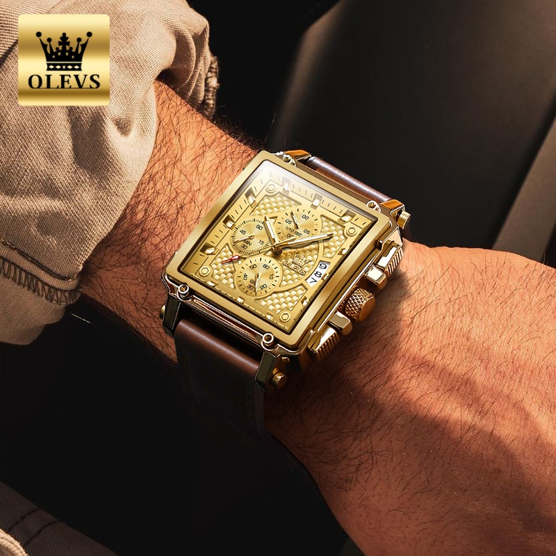 OLEVS Brand Mens Watches Water - огляд і ціна Luxury Watch Men