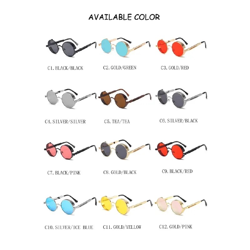 New Metal Steampunk Sunglasses - огляд і ціна Designer Sunglasses
