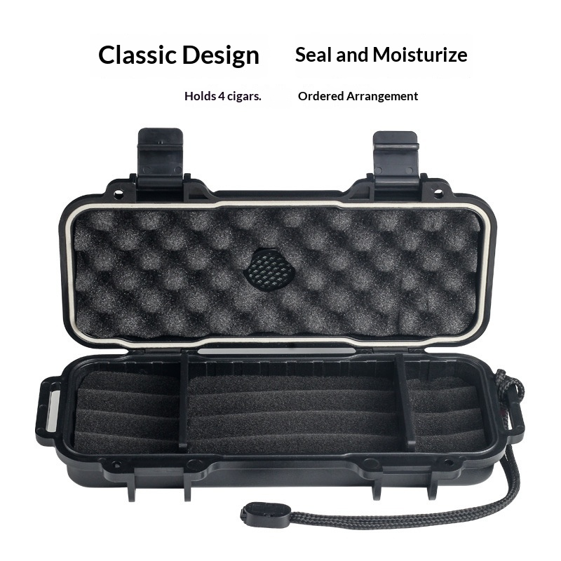 Portable Cigar Humidor With Hu - огляд і ціна Premium Cigar Case