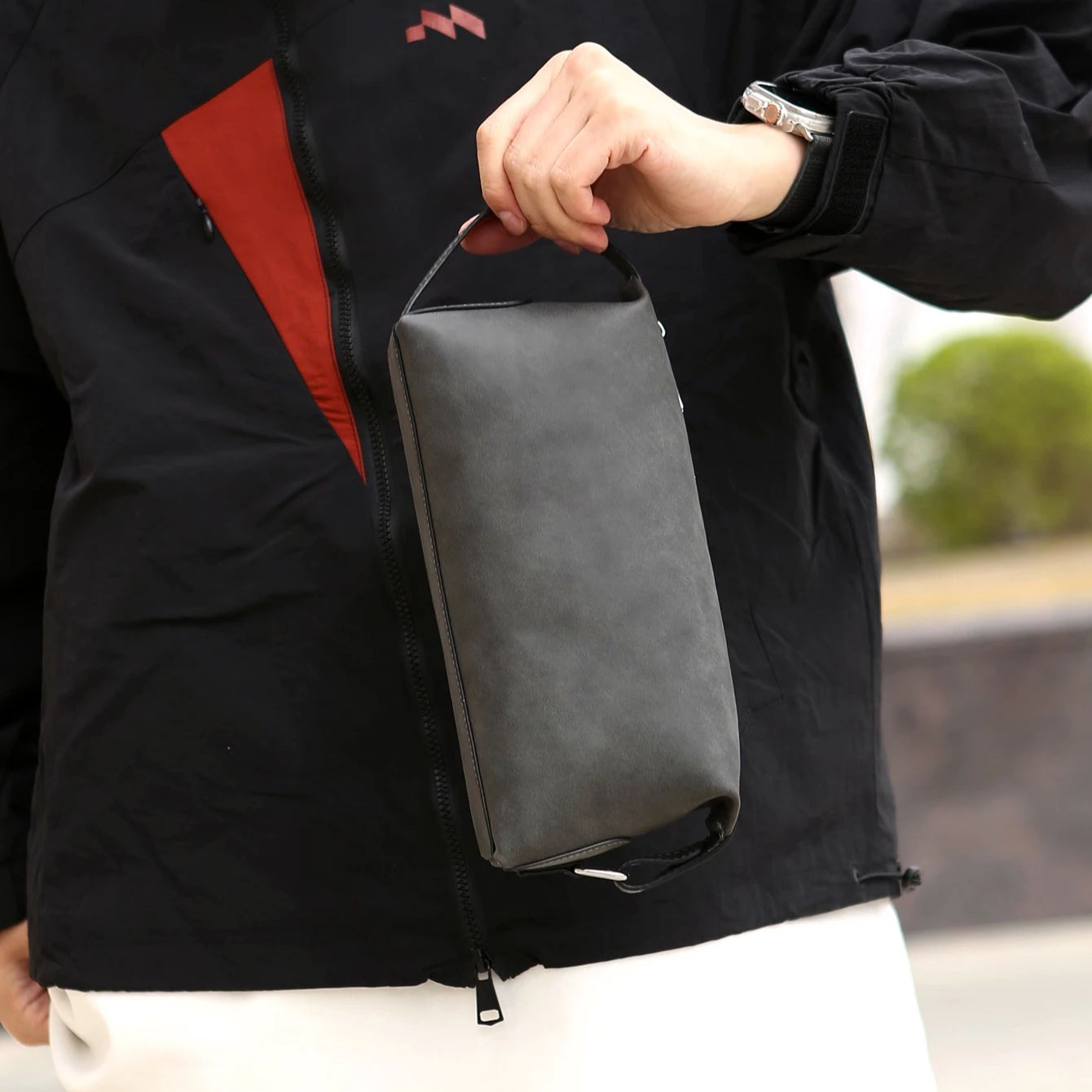 Men's Pu Leather Toiletry Bag, - огляд і ціна Travel Luggage Set