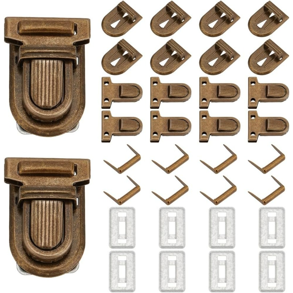 10 Sets Iron Purse Push Locks  - огляд і ціна Leather Briefcase